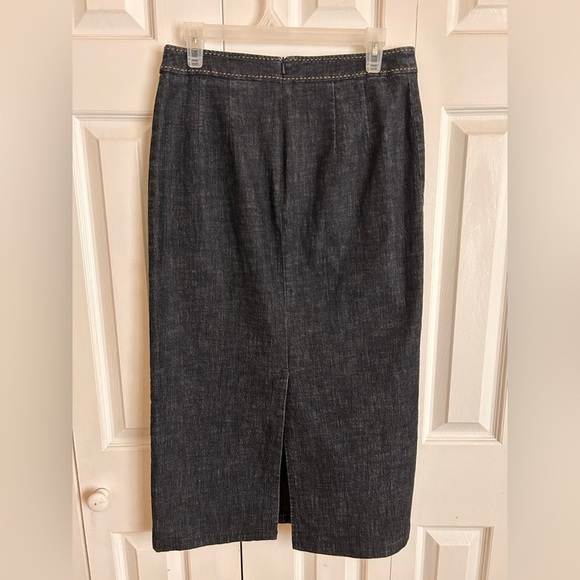 Midi denim pencil skirt - Picture 5 of 9